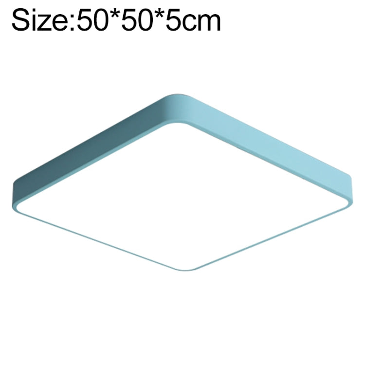 Macaron LED Square Ceiling Lamp, 3-Colors Light, 30cm, 40cm, 50cm, 60cm