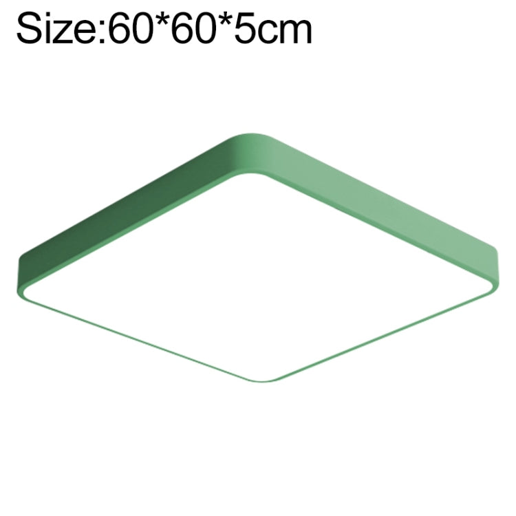 Macaron LED Square Ceiling Lamp, 3-Colors Light, 30cm, 40cm, 50cm, 60cm