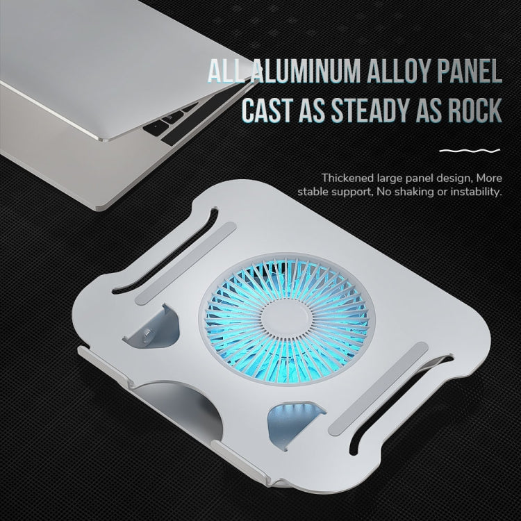 R-JUST BJ01-5 Laptop Foldable Lift Bracket with Fan