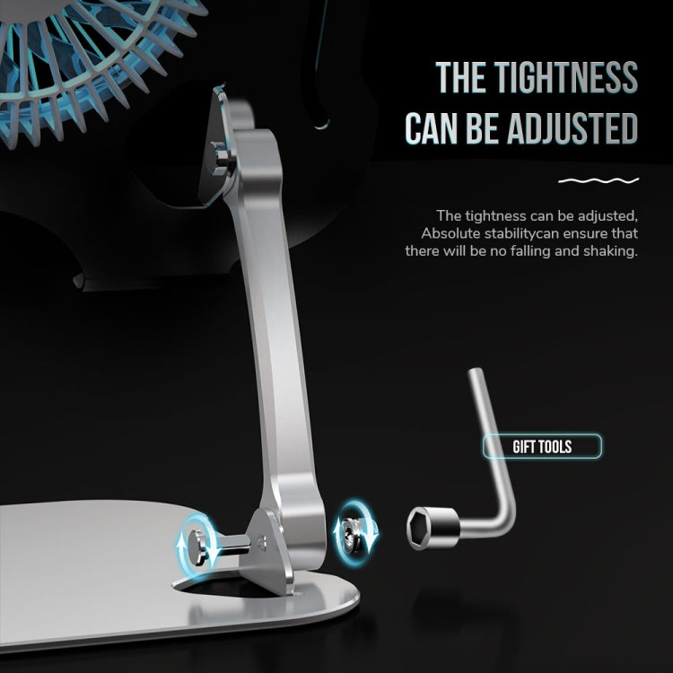 R-JUST BJ01-5 Laptop Foldable Lift Bracket with Fan