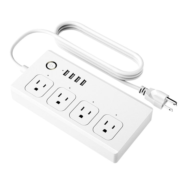 SM-SO301-U 2500W 4 Holes + 4 USB Smart Power Strip, US Plug, ZigBee 10A, WiFi 10A