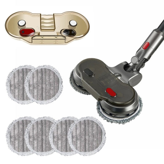 X004 Electric Mop Head Wet Towing Household Floor Cleaning Head with Water Tank, For Dyson V7 / V8 / V10 / V11