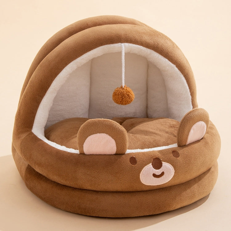 Semi-enclosed Cradle Pet Cat Bed Dog Kennel Pad Pet Supplies, S, M, L
