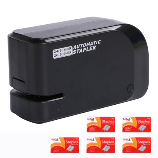Electric Induction Stapler Automatic Office Bookbinding with 5 Boxes of Staples