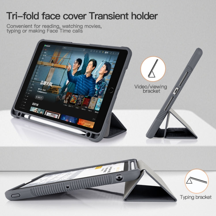 3-fold TPU Acrylic PC Smart Leather Tablet Case For iPad Pro 11 2018 / 2020 / 2021 / Air 10.9 2020 / Air 10.9 2022 , For iPad Pro 11 2018 / 2020 / 2021