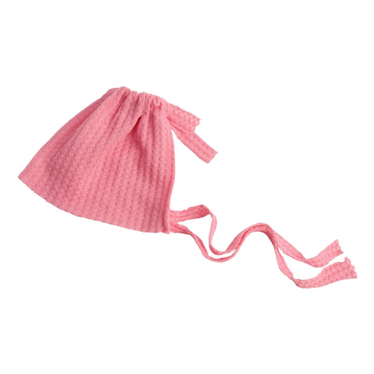 Elastic Fabric Newborn Baby Cute Cap with Strap