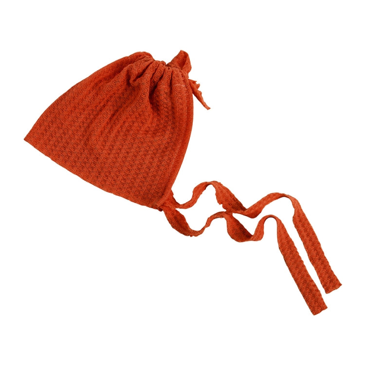 Elastic Fabric Newborn Baby Cute Cap with Strap