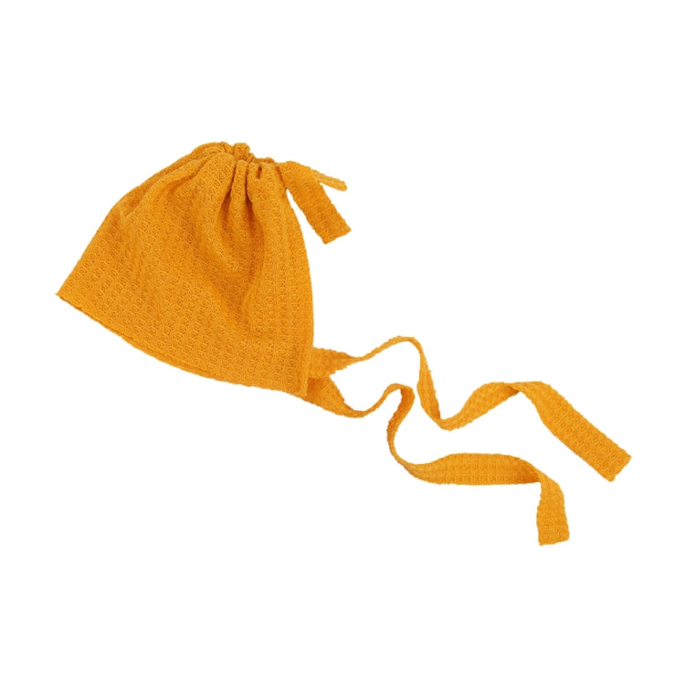 Elastic Fabric Newborn Baby Cute Cap with Strap