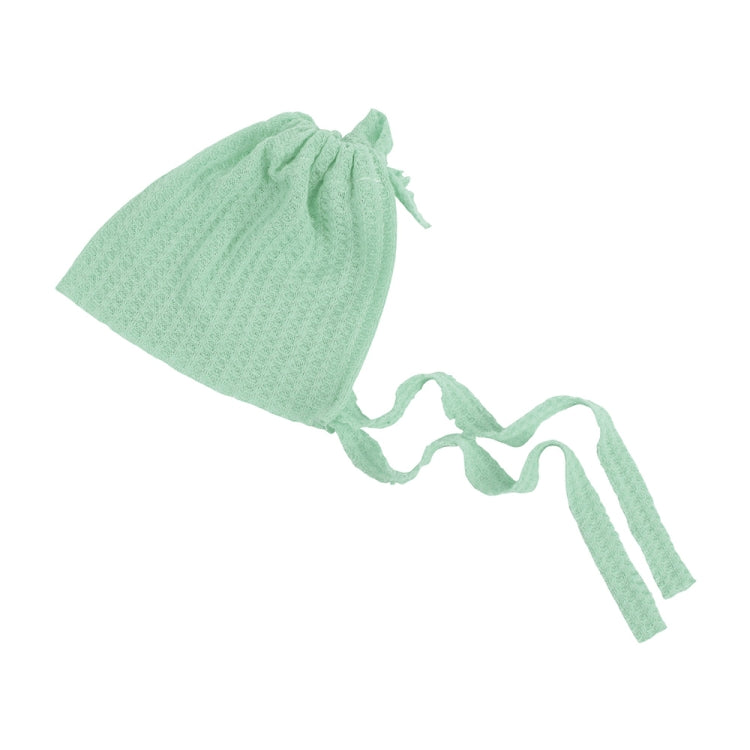 Elastic Fabric Newborn Baby Cute Cap with Strap
