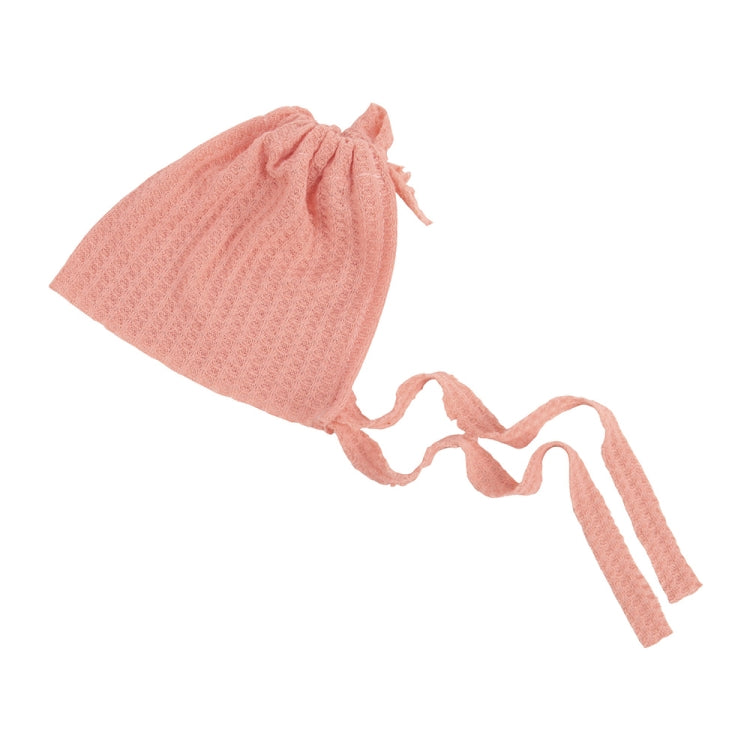 Elastic Fabric Newborn Baby Cute Cap with Strap