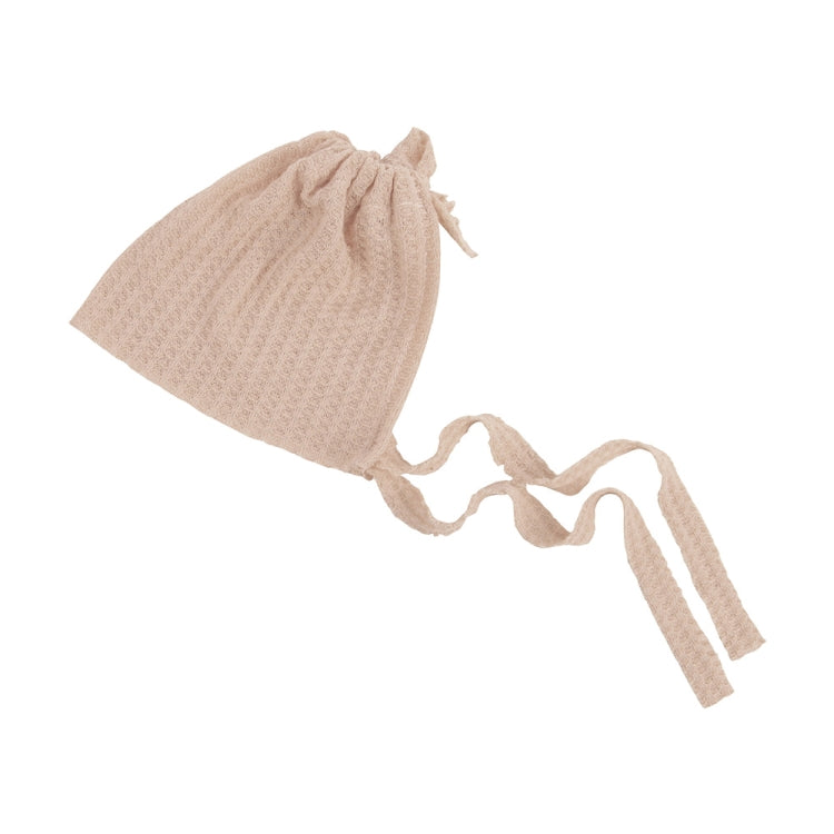 Elastic Fabric Newborn Baby Cute Cap with Strap