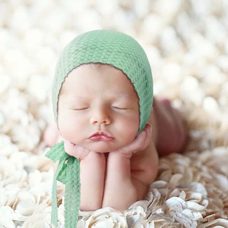 Elastic Fabric Newborn Baby Cute Cap with Strap