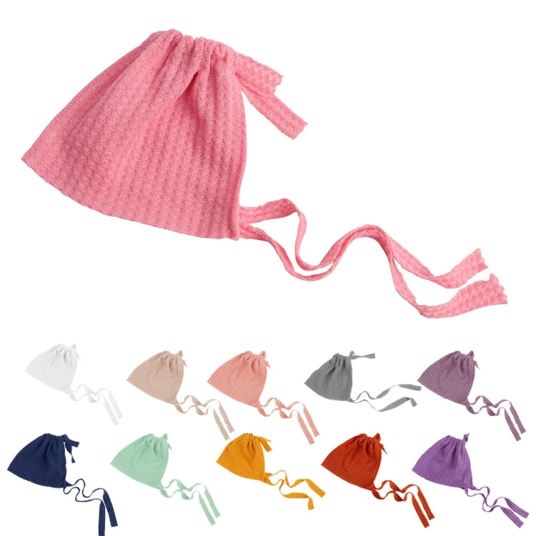 Elastic Fabric Newborn Baby Cute Cap with Strap