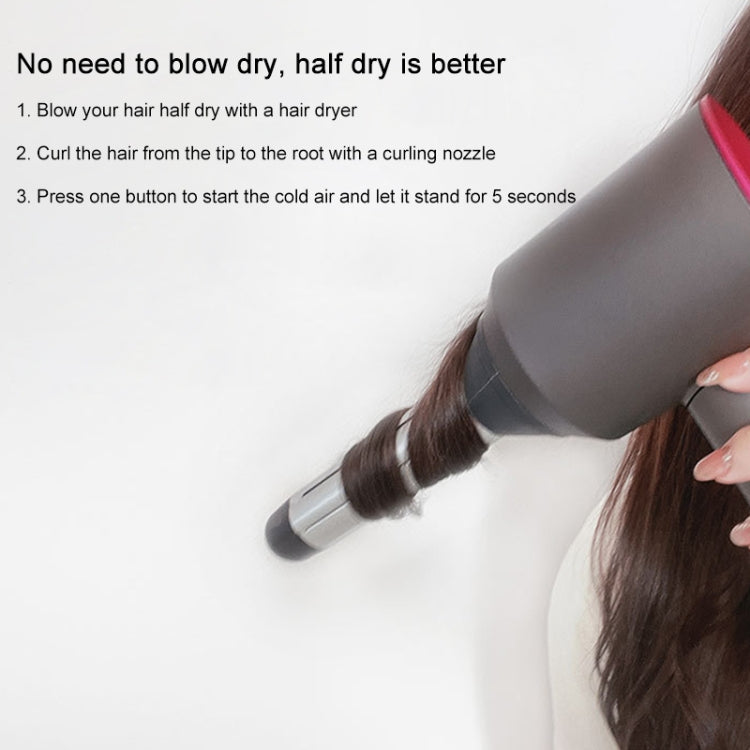 Hair Curling Roller for Dyson Hair Dryer HD01 / HD02 / HD03 / HD04 / HD08, Single Clockwise