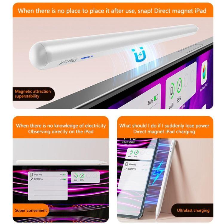 BP20Pro Magnetic Wireless Charging Active Bluetooth Stylus Pen, BP20Pro