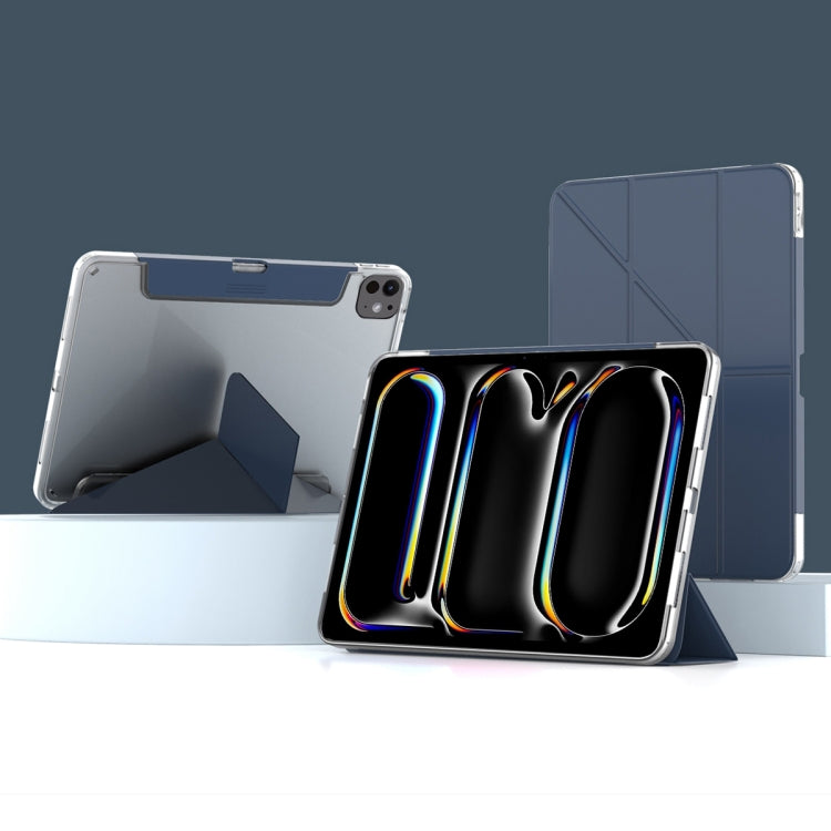 Mutural Deformation Stand Smart Leather Tablet Case, For iPad 2025 / 2022, For iPad Air 11 2025 / 2024, For iPad Air 13 2025 / 2024, For iPad Pro 13 2024, For iPad Pro 11 2024, For iPad Pro 11 2022 / 2021 / 2020, For iPad  Air 2022 / 2020 10.9���������...