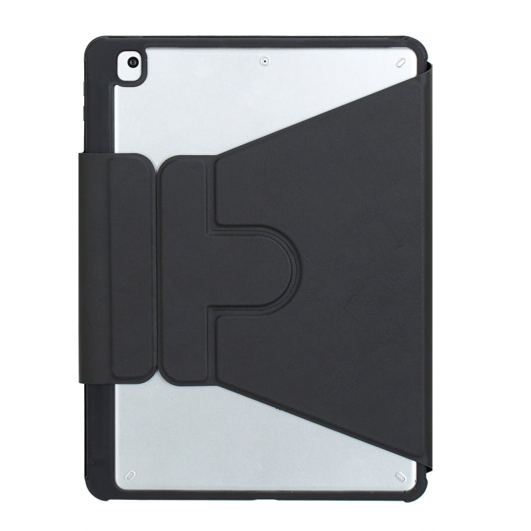 F10B 360 Rotation Acrylic Transparent Bluetooth Keyboard Leather Case, F10B