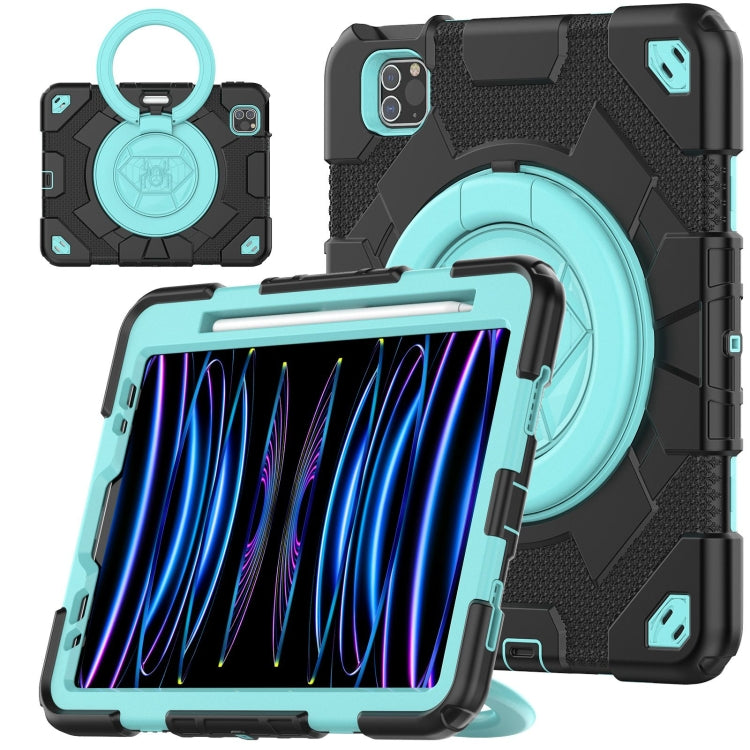 Spider Rotation Handle Silicone Hybrid PC Tablet Case, For iPad Pro 11 2022 / 2021 / 2020