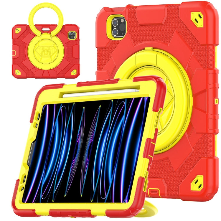 Spider Rotation Handle Silicone Hybrid PC Tablet Case, For iPad Pro 11 2022 / 2021 / 2020