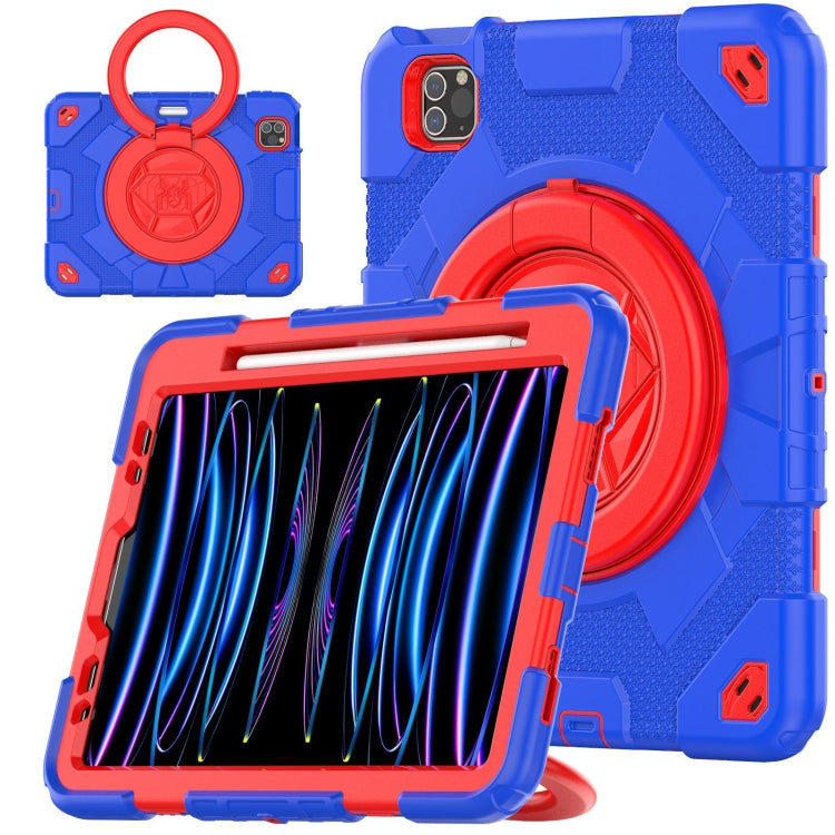 Spider Rotation Handle Silicone Hybrid PC Tablet Case, For iPad Pro 11 2022 / 2021 / 2020