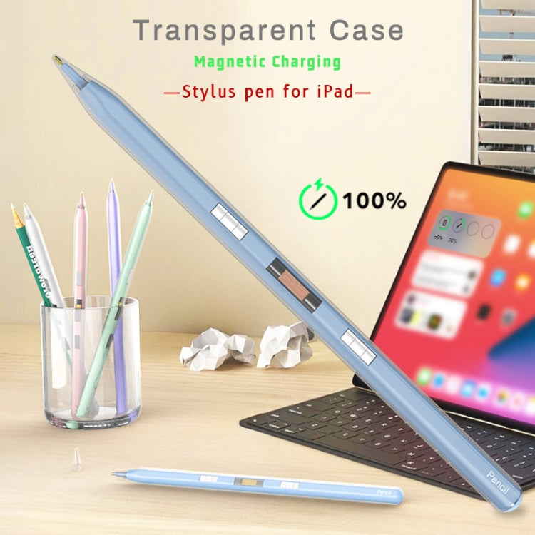 P10s Transparent Case Wireless Charging Stylus Pen for iPad 2018 or Later, P10s