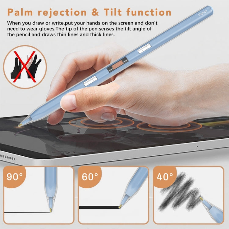 P10s Transparent Case Wireless Charging Stylus Pen for iPad 2018 or Later, P10s