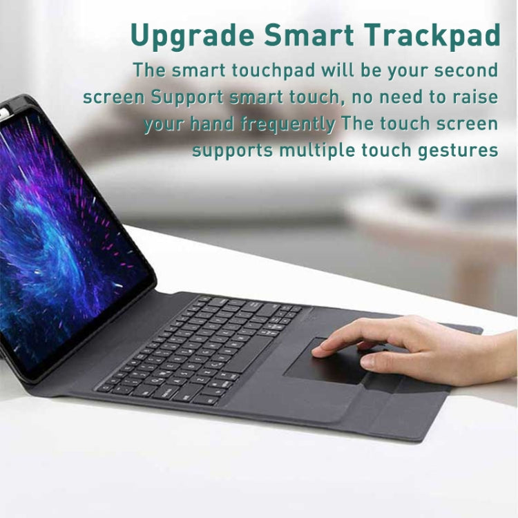 Integrated Bluetooth Keyboard Leather Case with Backlight & Touchpad, For iPad Pro 12.9 2022 / 2021 / 2020, For iPad Pro 11 2022 / 2021 / 2020, For iPad 10th Gen 10.9 2022, For iPad 10.2 2021 / 2020 / 2019, For iPad Air 2022 / 2020���������������������...