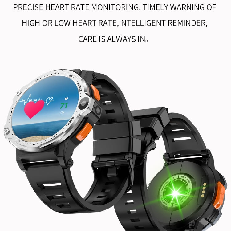 ZGP PG999 1.54 inch HD Round Screen 4G Smart Watch Android 8.1, 2GB+16GB