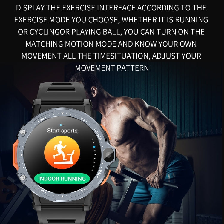 ZGP PG999 1.54 inch HD Round Screen 4G Smart Watch Android 8.1, 2GB+16GB
