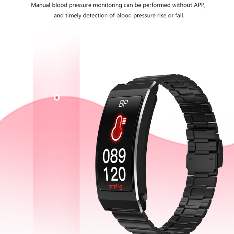 K13S 1.14 inch TFT Screen Silicone Strap Smart Calling Bracelet Supports Sleep Management/Blood Oxygen Monitoring, Silicone Strap