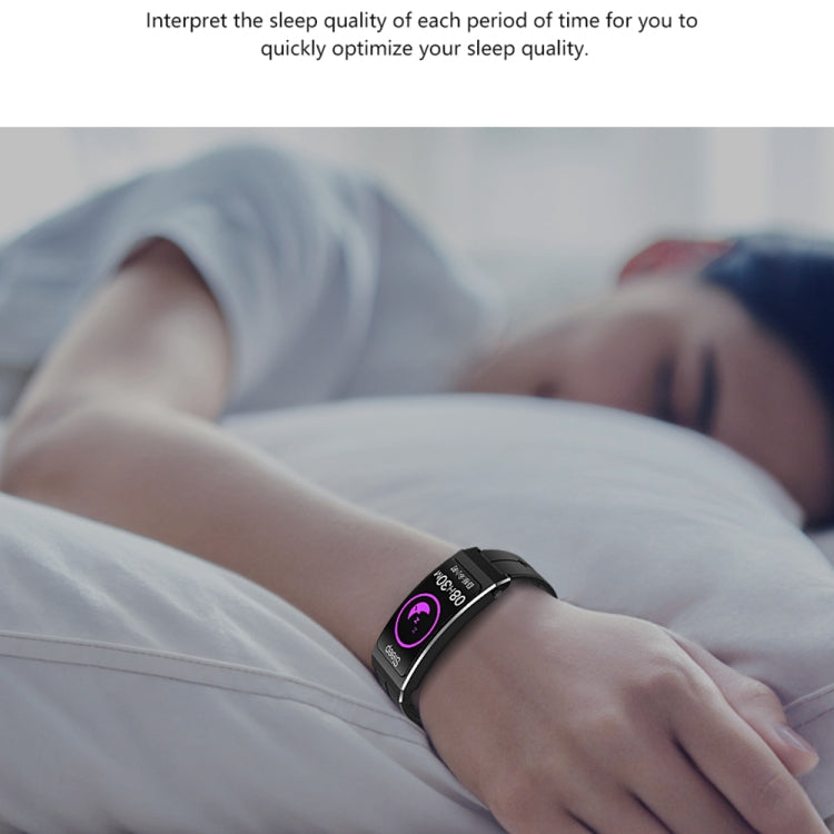 K13S 1.14 inch TFT Screen Silicone Strap Smart Calling Bracelet Supports Sleep Management/Blood Oxygen Monitoring, Silicone Strap