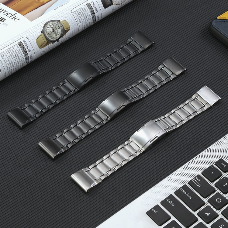 22mm Quick Release Five Bead Titanium Steel Watch Band, For Garmin Forerunner 965/955/945/935