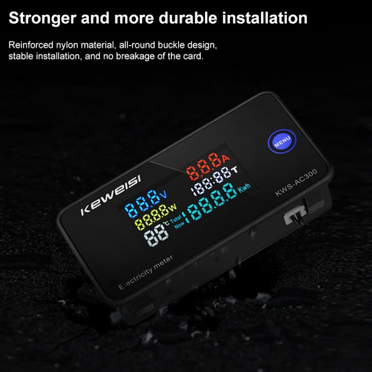 KWS-AC300-100A 50-300V AC Digital Current Voltmeter with Opening Transformer, KWS-AC300-100A with Opening Transformer