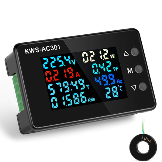 KWS-AC301L-100A 50-300V AC Digital Display Closed Current Voltmeter with 485 Communication, KWS-AC301L-100A Closed Current