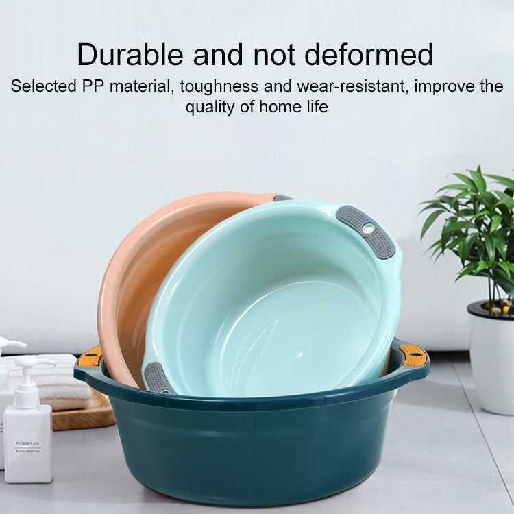 Household Hanging Thickened Double-ear Anti-slip Wash Basin Random Color, Small, Medium, Large