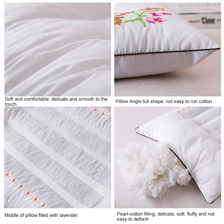 Cassia Lavender Buckwheat Pillow, Buckwheat 45x72cm