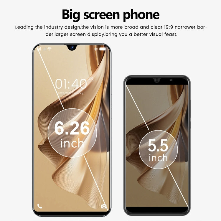 Reno10 Pro / N92, 6.26 inch Screen, Face Identification, Android  8.1 MTK6580A Quad Core, Network: 3G, Dual SIM, Reno10 Pro / N92 1GB+16GB