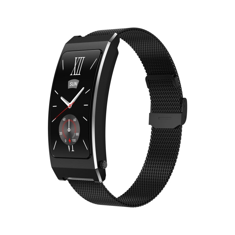 K7 1.14 inch TFT Screen Smart Call Bracelet, BT Call / Heart Rate / Blood Pressure / Blood Oxygen, Steel Strap, Milanese Steel Strap, Silicone Strap, Leather Strap