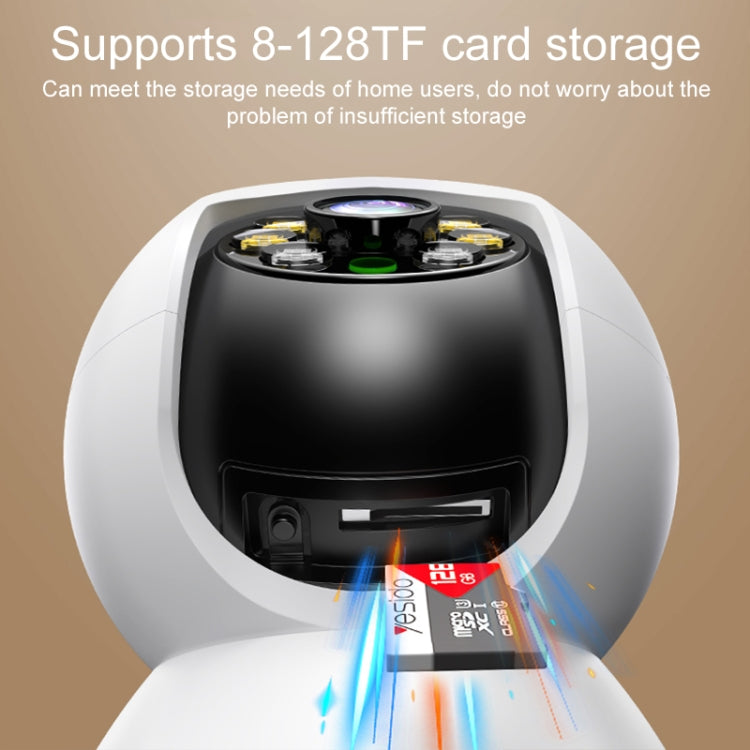 Yesido KM11 3.0MP Full Color Day and Night Smart 2.4G WIFI Camera, UK Plug