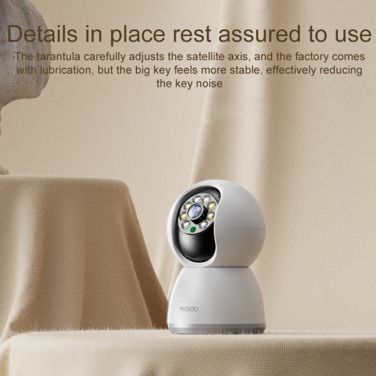 Yesido KM11 3.0MP Full Color Day and Night Smart 2.4G WIFI Camera, UK Plug