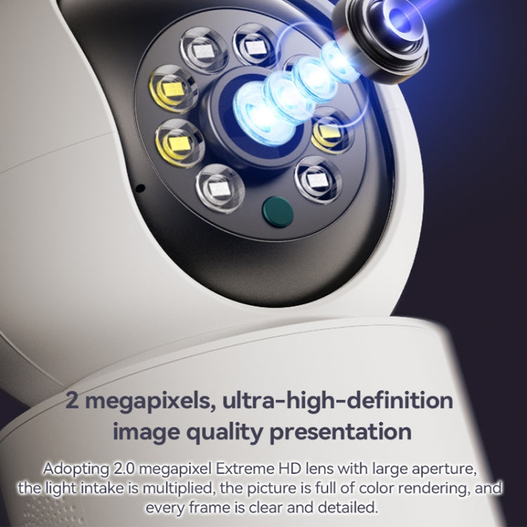 Yesido KM11 3.0MP Full Color Day and Night Smart 2.4G WIFI Camera, UK Plug