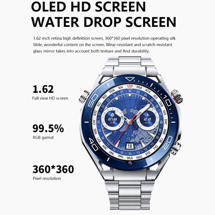 1.53 inch Front Camera Smart Watch Support AI Voice / SIM Card, 2GB+32GB