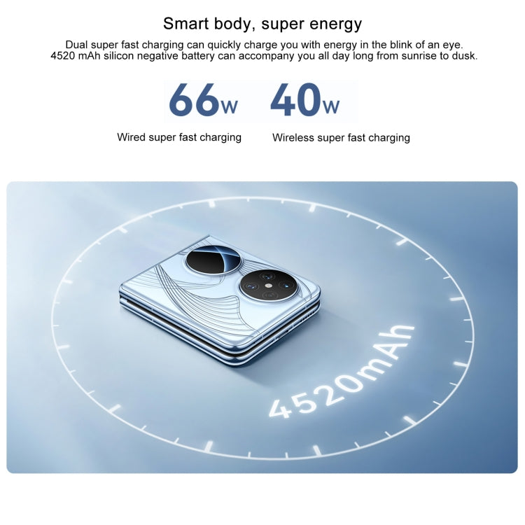 HUAWEI Pocket 2 Art Custom Edition, 6.94 inch + 1.15 inch HarmonyOS 4.0 Octa Core, OTG, NFC, Not Support Google Play, 16GB+1TB
