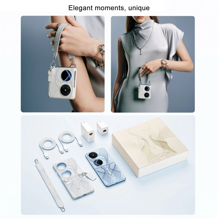 HUAWEI Pocket 2 Art Custom Edition, 6.94 inch + 1.15 inch HarmonyOS 4.0 Octa Core, OTG, NFC, Not Support Google Play, 16GB+1TB