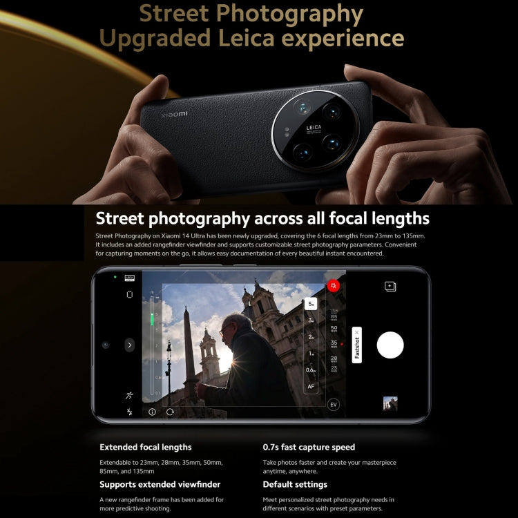 Xiaomi 14 Ultra,  6.73 inch Xiaomi HyperOS Snapdragon 8 Gen 3 Octa Core 4nm up to 3.3GHz, NFC, Network: 5G, 16GB+512GB, 16GB+1TB