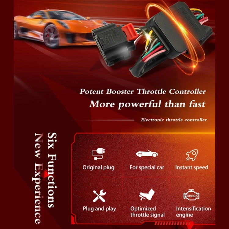 TROS AC Series Car Electronic Throttle Controller, For Peugeot RCZ 2010-, For Peugeot Boxer 2011-, For Peugeot 206 2009-, For Peugeot 207 2009-, For Peugeot 208 2012-, For Peugeot 2008 2013-, For Peugeot 3008 2010-, For Peugeot 308 2009-2013�����������...