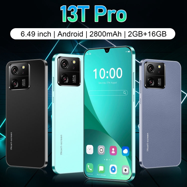 13T Pro / X18, 6.49 inch Face Identification Android 8.1 MTK6580A Quad Core, Network: 3G, Dual SIM, 2GB+16GB