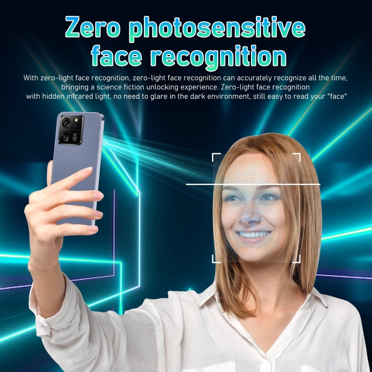 13T Pro / X18, 6.49 inch Face Identification Android 8.1 MTK6580A Quad Core, Network: 3G, Dual SIM, 2GB+16GB