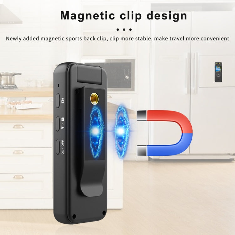 Z09 4K HD Clip-On Smart Video Recorder with Ring Stand, Z09