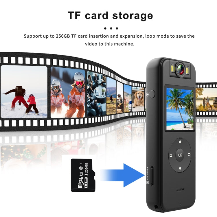 Z09 4K HD Clip-On Smart Video Recorder with Ring Stand, Z09